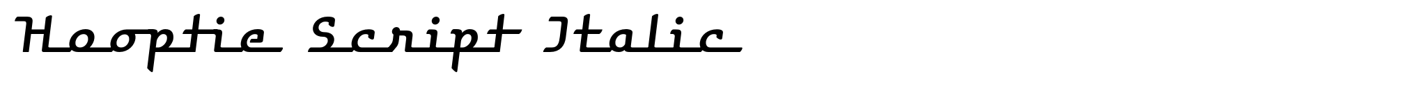 Hooptie Script Italic image